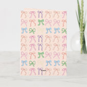 Moederdag Strikken & Lintjes Coquette Kaart (Achterkant)