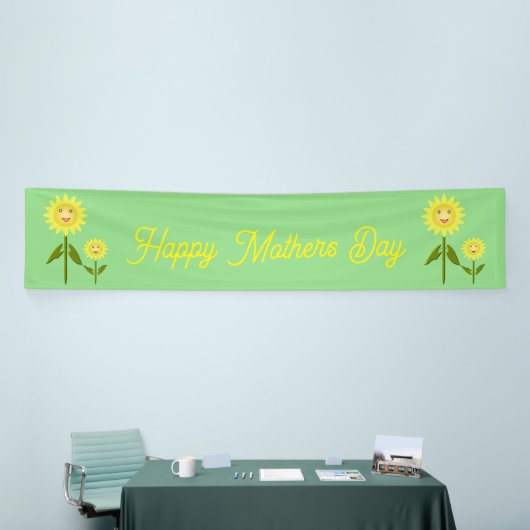 Moederdag Sunflower Custom Spandoek (Beurs)