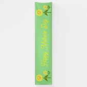 Moederdag Sunflower Custom Spandoek (Verticaal)