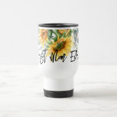 Moederdag Sunflower Eucalyptus Best mama Reisbeker (Center)