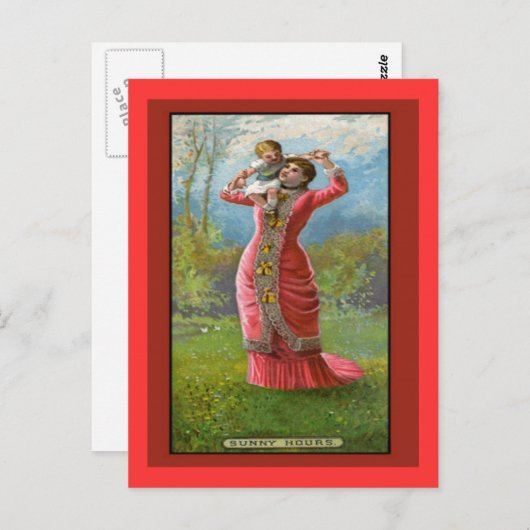  Moederdag Sunny Hours Briefkaart (Voorkant / Achterkant)