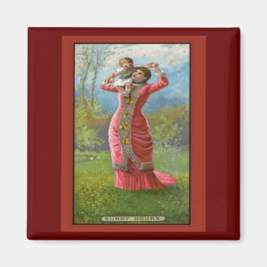 Moederdag Sunny Hours Magneet (Voorkant)