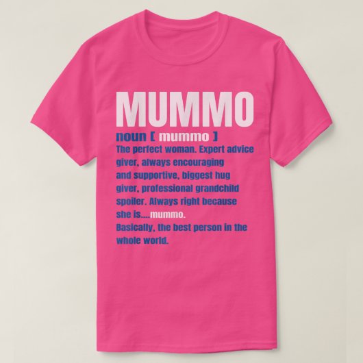 Moederdag Suomi Mummo Grandma Finland T-shirt (Design voorkant)