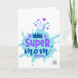 Moederdag - Super mama Kaart