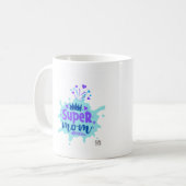Moederdag - Super Moeder Koffiemok (Voorkant links)
