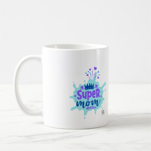 Moederdag - Super Moeder Koffiemok (Links)