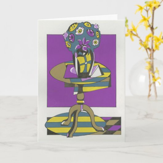 Moederdag Surprise Kaart (Gele Bloem)