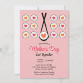 Moederdag Sushi Evenement Feest Kaart (Voorkant)