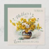 Moederdag Sweet & Sunny Longpre CC1108-kaart Kaart (Voorkant / Achterkant)