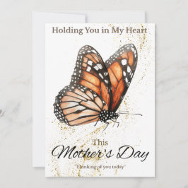 Moederdag Sympathy Card - Butterfly Bedankkaart