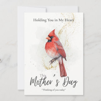 Moederdag Sympathy Card - Kardinaal Vogel