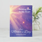 Moederdag Sympathy Card - Night Sky (Staand voorkant)