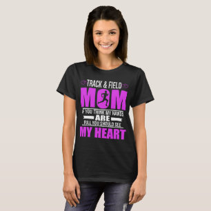 Moederdag T-Shir voor spoor- en Veldmuren T-shirt