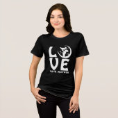 Moederdag T-shirt Moeder en Kind Silhouet (Voorkant volledig)