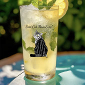 Moederdag Tabby Cat Glas