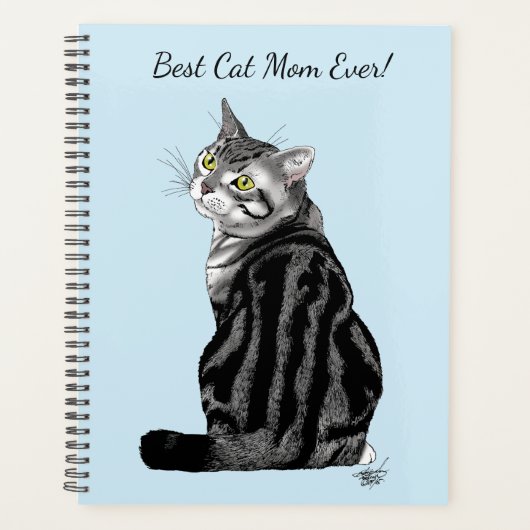 Moederdag Tabby Cat Planner (Voorkant)