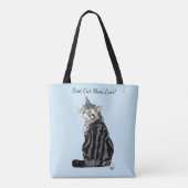 Moederdag Tabby Cat Tote Bag (Achterkant)