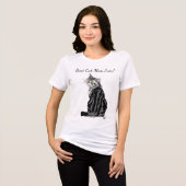 Moederdag Tabby Cat Tri-Blend Shirt (Voorkant volledig)