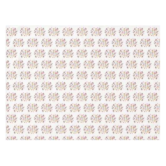 Moederdag Tablecloth Tafelkleed (Voorkant (Horizontaal))