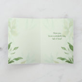 Moederdag Tante Chickadee Tuinvogel  Kaart (Binnen)