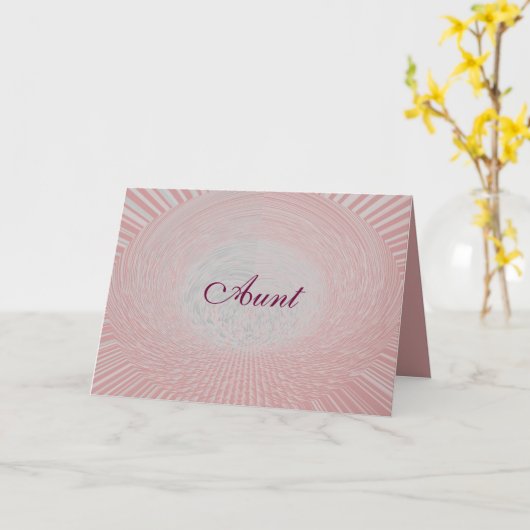 Moederdag Tante Kaart van Janz (Gele Bloem)