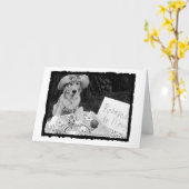 Moederdag Tea Kaart (Gele Bloem)