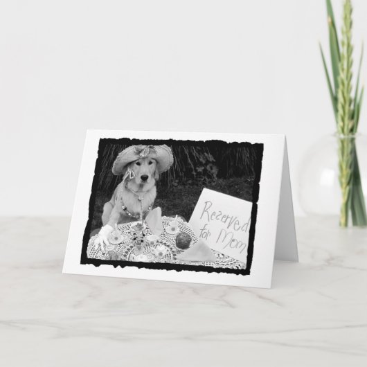 Moederdag Tea Kaart (Voorkant)