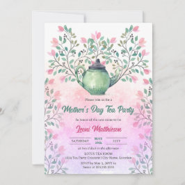 Moederdag Tea Party Kaart