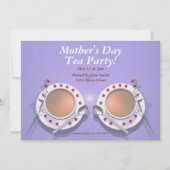 Moederdag Tea Party Kaart (Voorkant)
