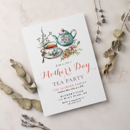 Moederdag Tea Party Kaart