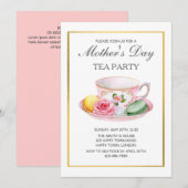  MOEDERDAG TEA PARTY KAART (Voorkant / Achterkant)