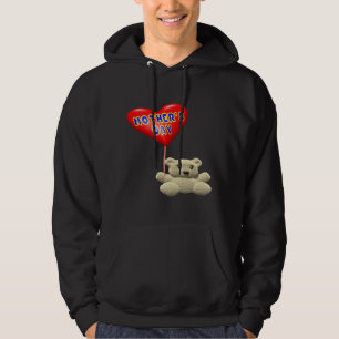 moederdag Teddy Bear-ballon Hoodie