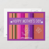 Moederdag-tekeningen Briefkaart (Voorkant / Achterkant)