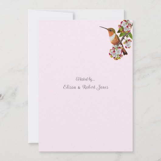 Moederdag Thee Aquarel Theepot en Theekopje Kaart (Achterkant)