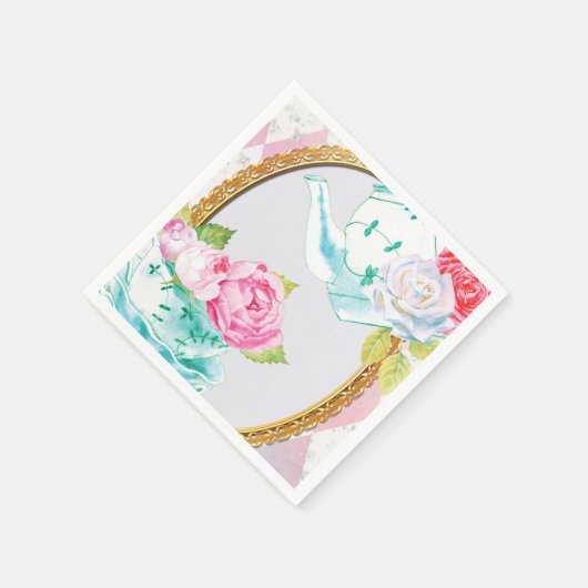 MOEDERDAG, THEEFEEST, VAKANTIEPAPIER BORD SERVET (Hoek)