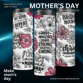 Moederdag thermische getumbler thermosbeker