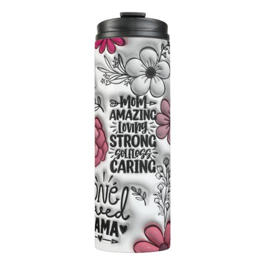 Moederdag thermische getumbler thermosbeker (Voorkant)