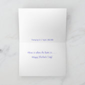 Moederdag thuis is waar het hart ligt kaart (Binnen)