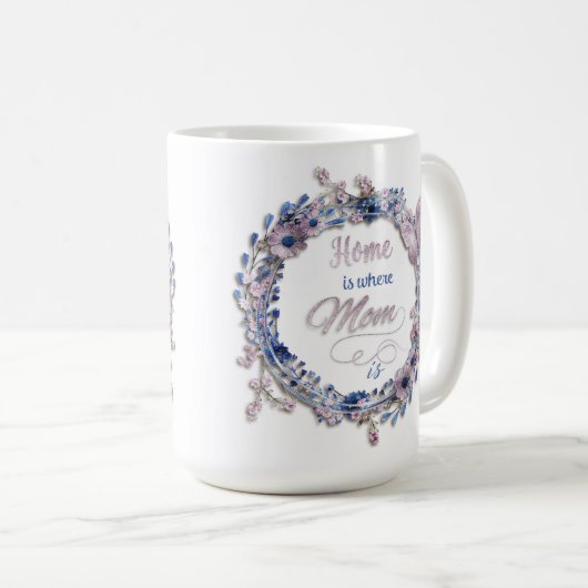 moederdag - "Thuis is waar mama is" Koffiemok (Voorkant rechts)