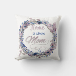 Moederdag - "Thuis is waar mama is" Kussen