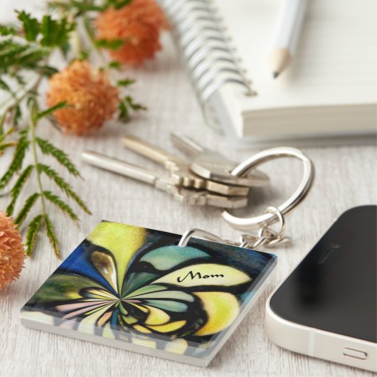 Moederdag Tiffany Silks Sleutelhanger (Voorkant Rechts)