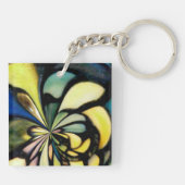 Moederdag Tiffany Silks Sleutelhanger (Achterkant)