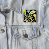 Moederdag Tiffany Silks Vierkante Button 5,1 Cm (In situ)