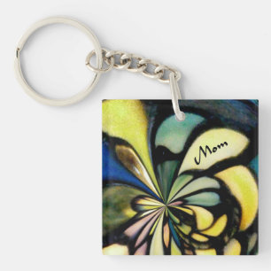 Moederdag Tiffany Zijde Sleutelhanger