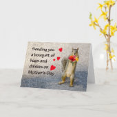 Moederdag tijdens Coronavirus-isolatiepijp Kaart (Gele Bloem)