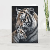 Moederdag Tijger en Welp Schilderen