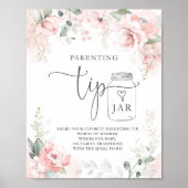 Moederdag tips voor de Mama to Be-feestbord Poster (Voorkant)
