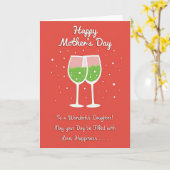 Moederdag Toast Card in Vermilion Kaart (Gele Bloem)