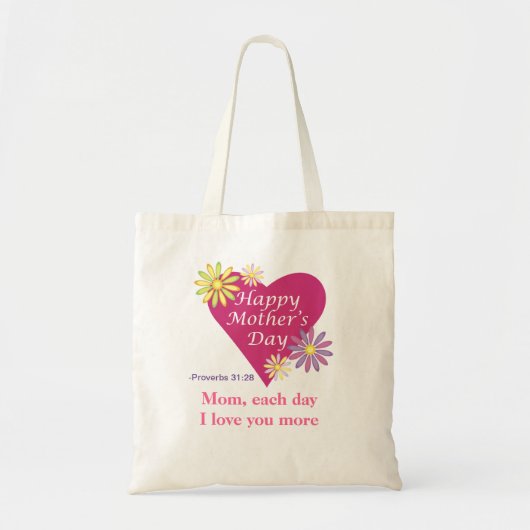 Moederdag Tote Bag (Voorkant)
