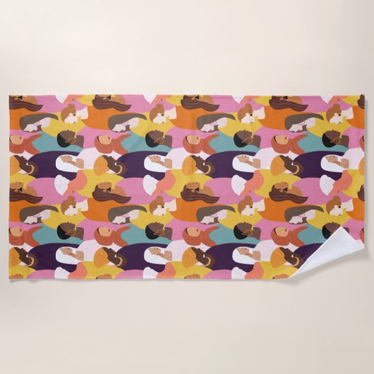 Moederdag Towel Strandlaken (Voorkant)